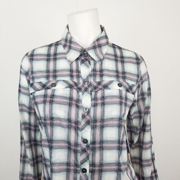 Cabi Plaid & Floral Button Down Festival Shirt - Picture 2 of 6